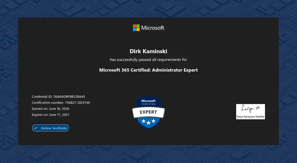 MS-102 Screenshot